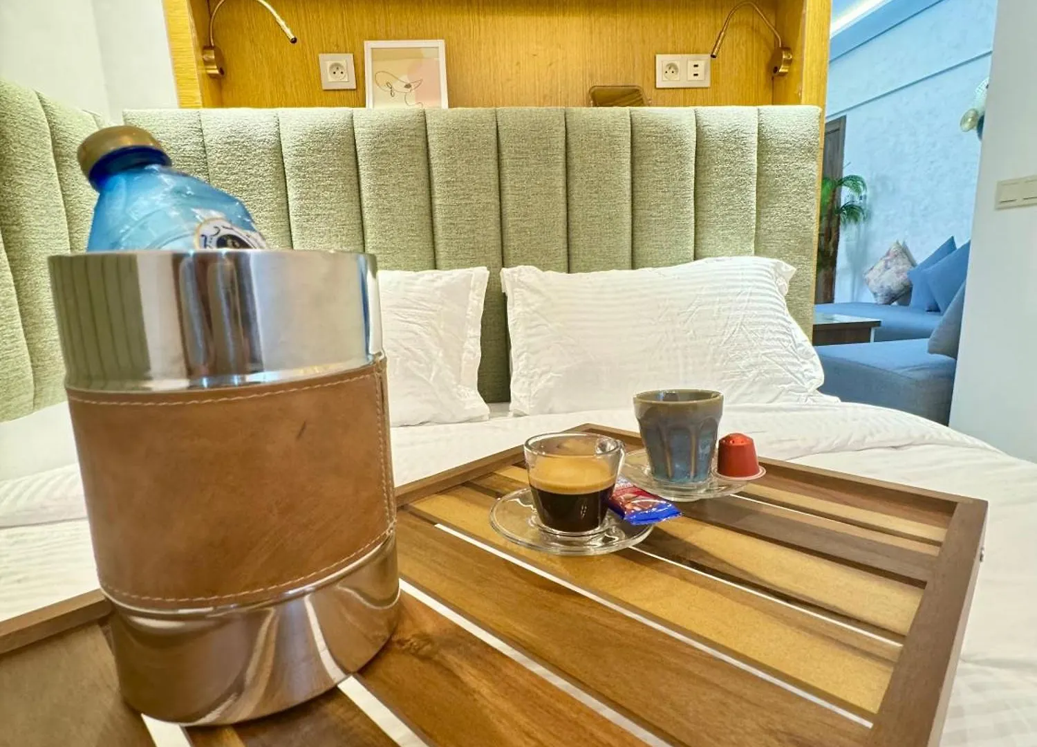 Appartement Centre Ville Gueliz Avec Balcon Vue Piscine Marakeş Fas